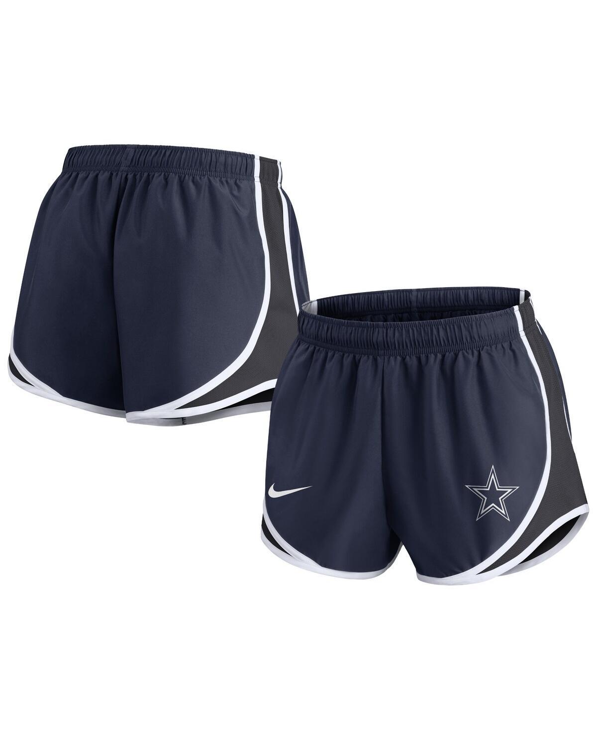 Womens Nike Navy Dallas Cowboys Plus Size Tempo Shorts Product Image