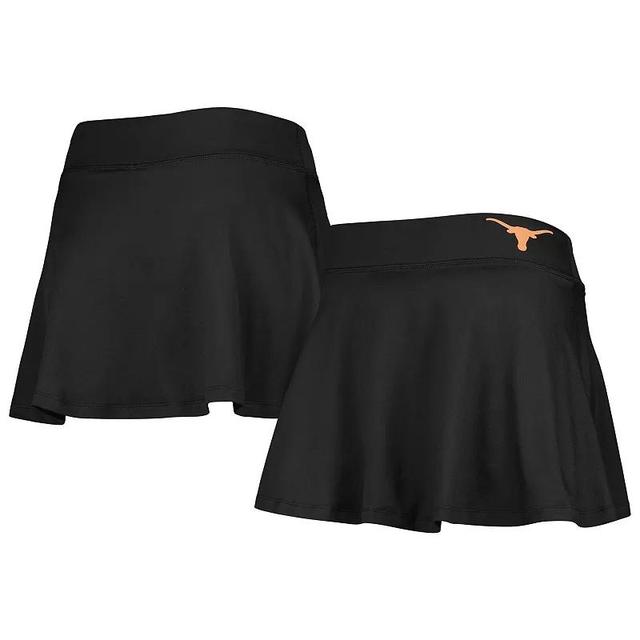 Womens ZooZatz Black Texas Longhorns Flowy Skort Product Image