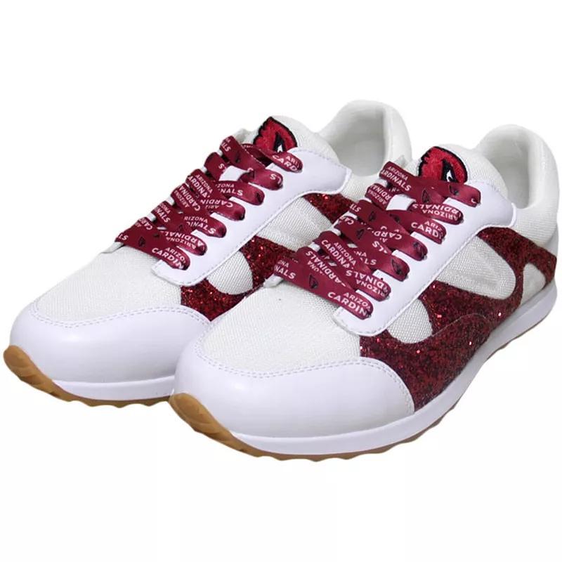 Womens Cuce Arizona Cardinals Glitter Sneakers Product Image