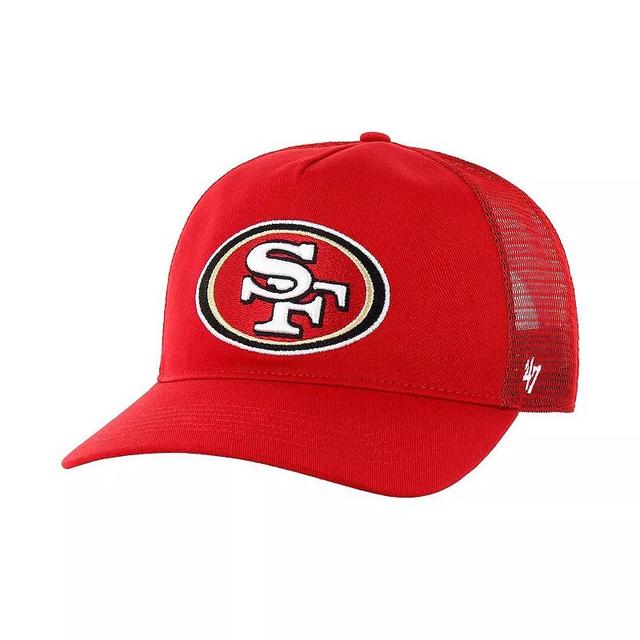 Mens 47 Scarlet San Francisco 49ers Mesh Hitch Trucker Adjustable Hat Product Image