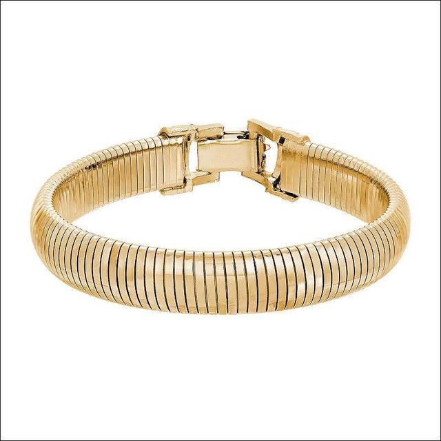 2028 Gold Tone Copra Stretch Clasp Bracelet Product Image