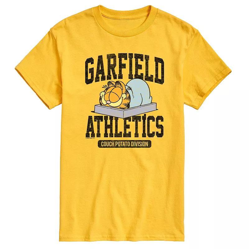 Mens Garfield Athletics Coach Potato Division Graphic Tee Product Image