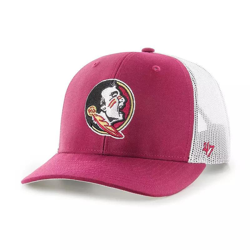 Mens 47 Garnet Florida State Seminoles Trucker Adjustable Hat Product Image