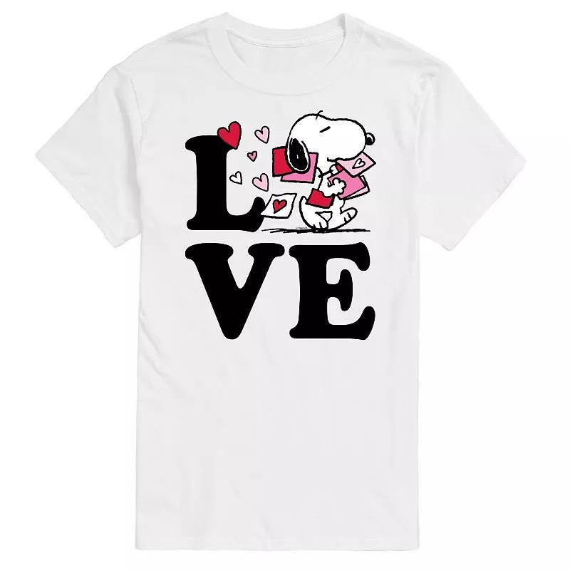 Mens Peanuts Love Snoopy Tee Product Image