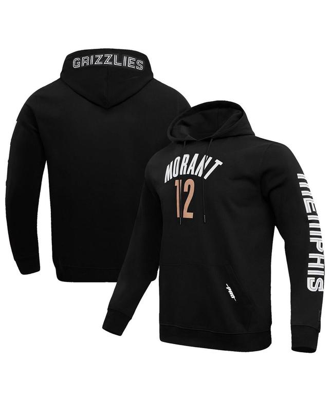 Mens Pro Standard Ja Morant Black Memphis Grizzlies 2023/24 City Edition Name and Number Pullover Hoodie Product Image