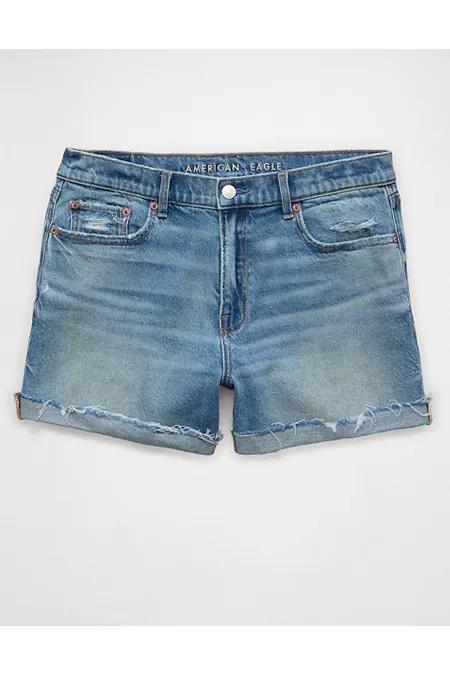 AE Stretch Low-Rise Ex-Boyfriend Denim Short Women's Product Image