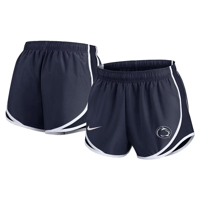 Womens Nike Penn State Nittany Lions Primetime Tempo Performance Shorts Blue Product Image