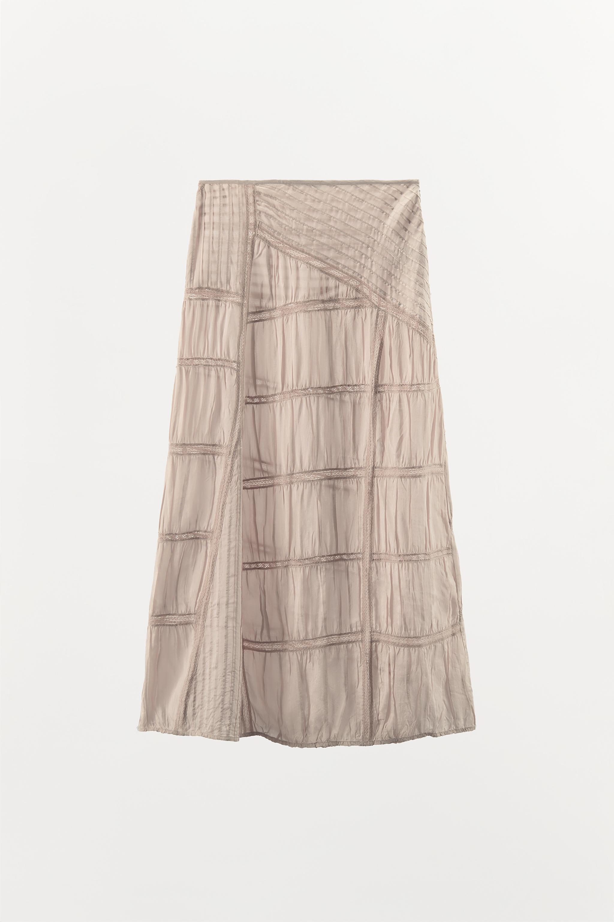 PLEATED LACE SKIRT product image