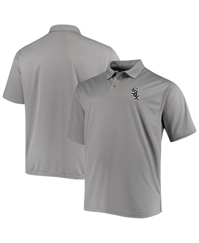 Mens Fanatics Branded Gray Chicago White Sox Big & Tall Solid Birdseye Polo Product Image