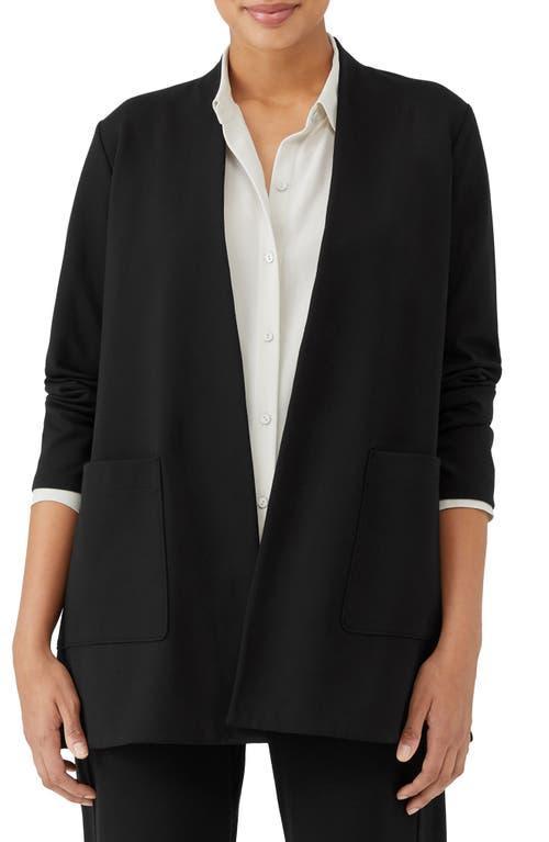 Eileen Fisher Open Front Long Jacket Product Image