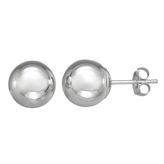 Forever 14K White Gold Ball Earrings, Womens, 14k Whgold Product Image