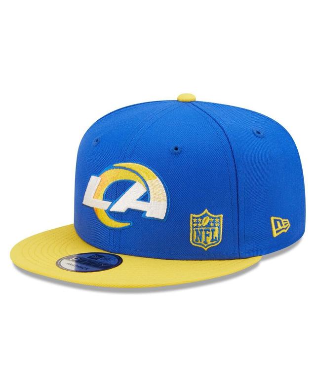 Mens New Era Royal/Gold Los Angeles Rams Flawless 9FIFTY Snapback Hat Product Image