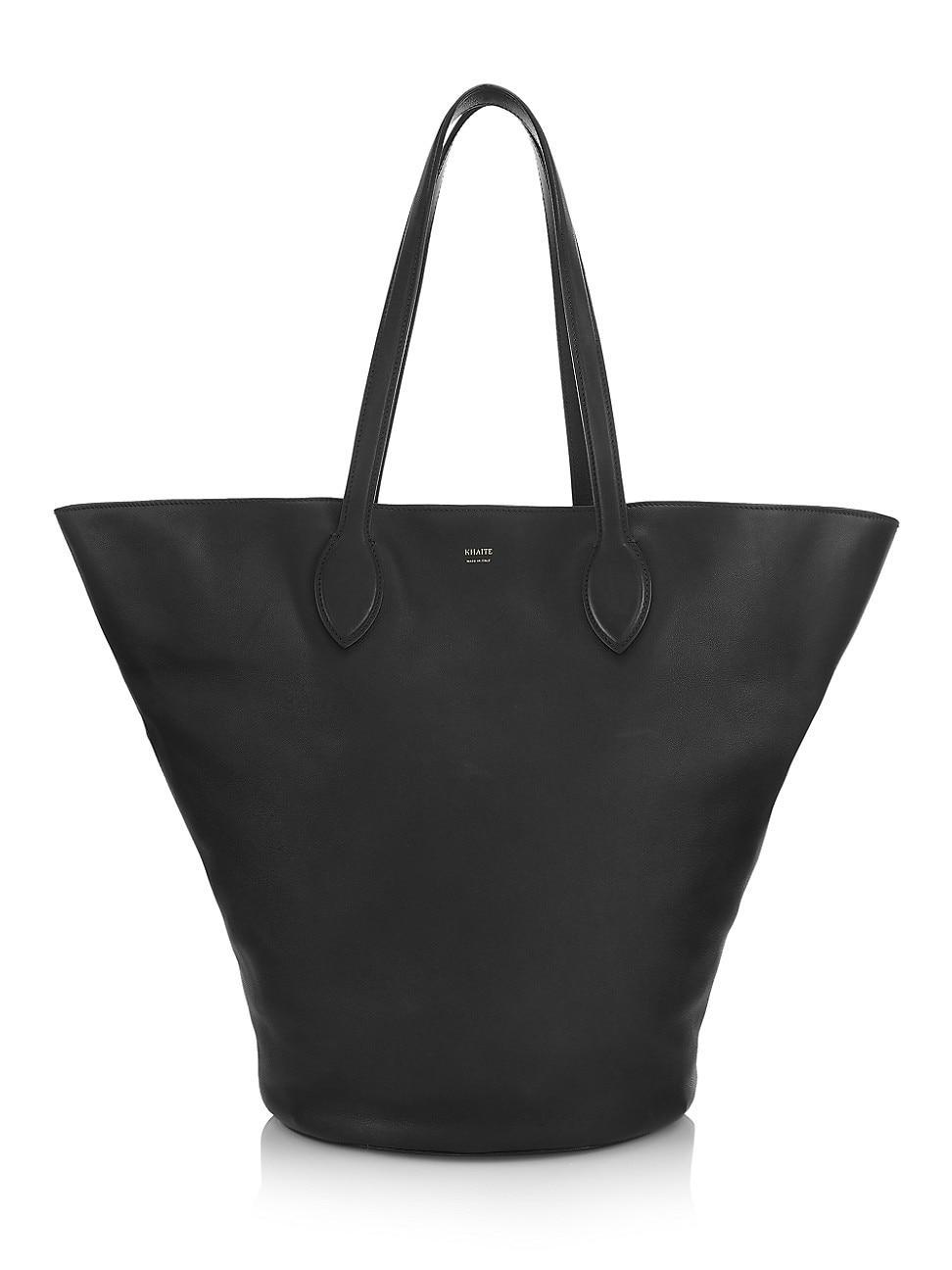 Womens Osa Circle Leather Tote Bag Product Image