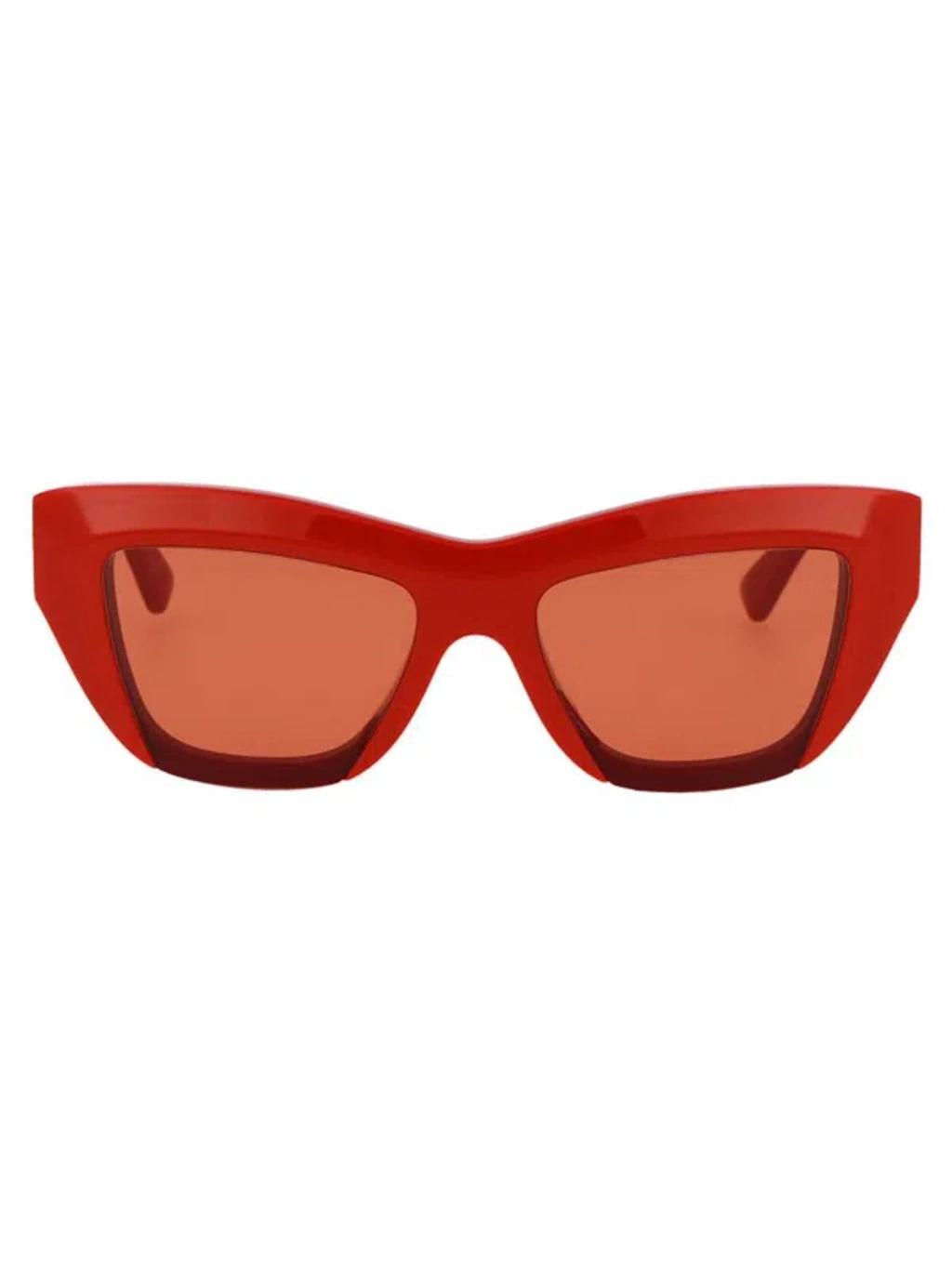 BOTTEGA VENETA Sunglasses In Orange Product Image