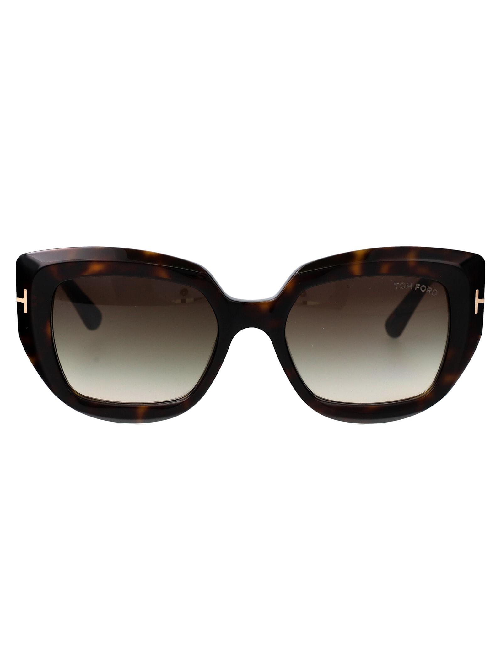 TOM FORD Sunglasses In Havana Green Product Image