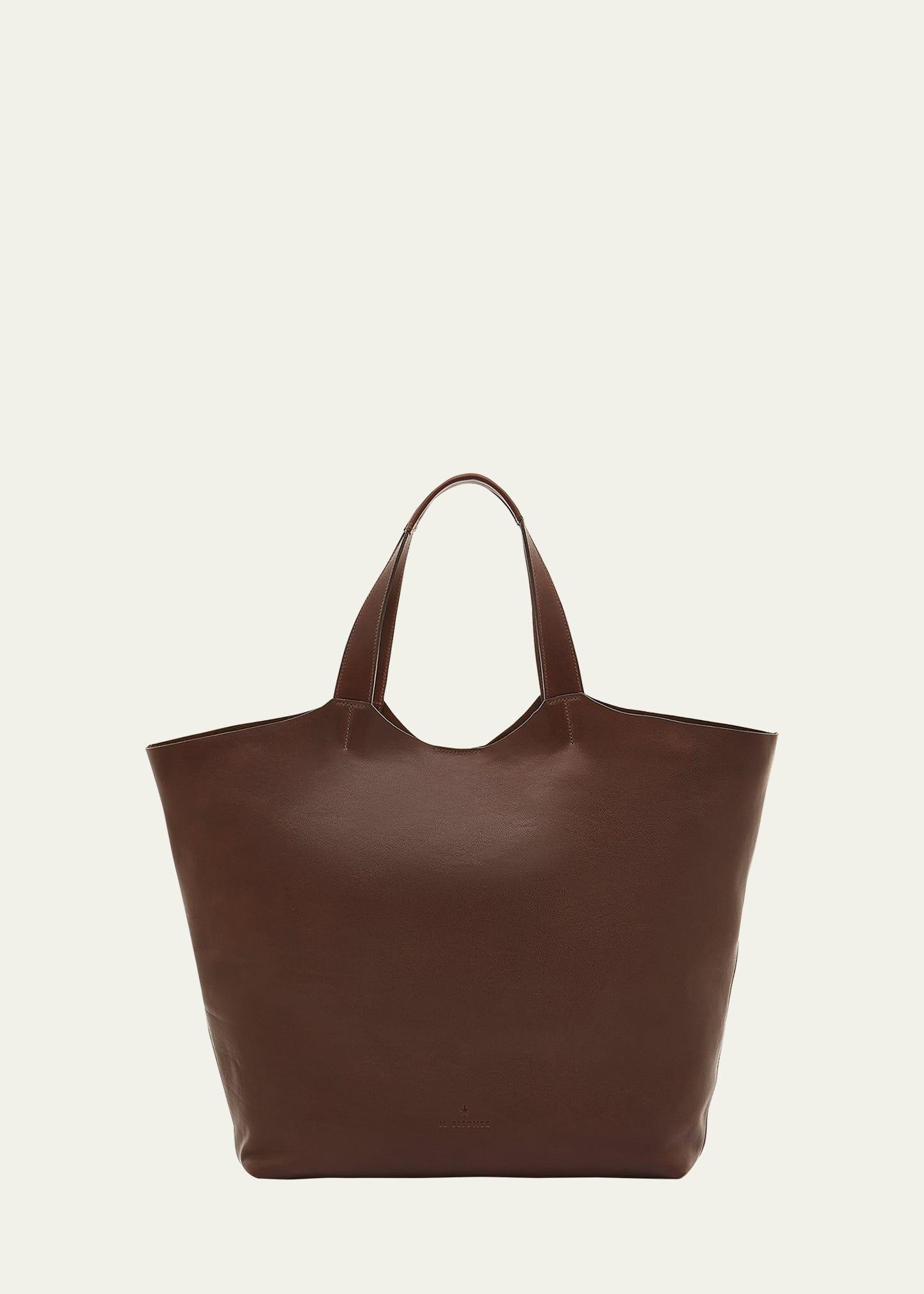 Womens Le Laudi Leather Tote Bag Product Image