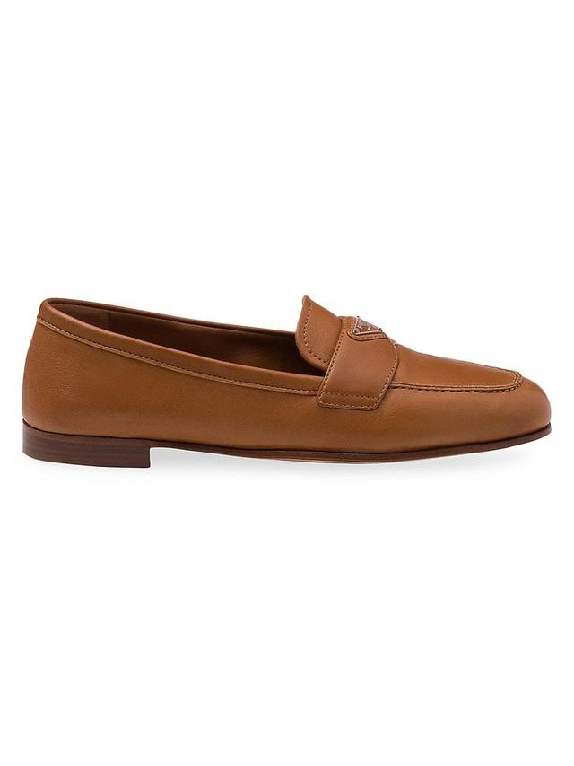 Womens Nappa Leather Loafers Product Image