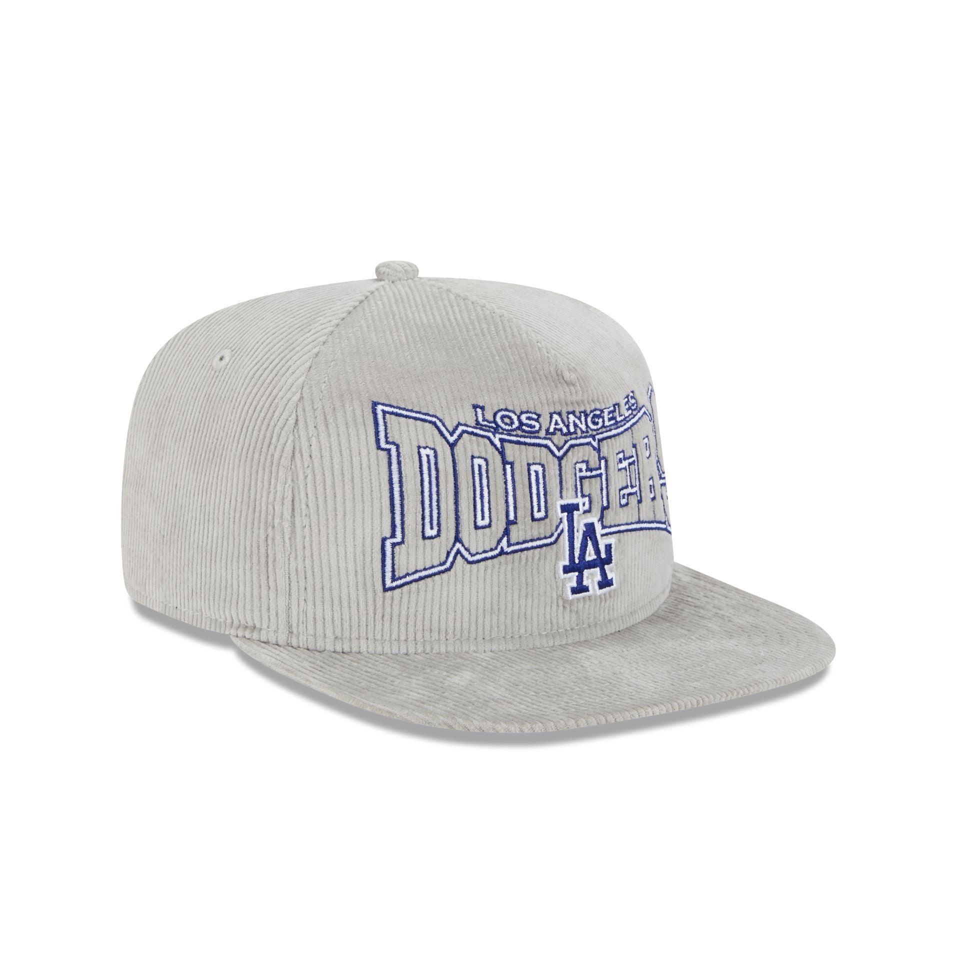 Los Angeles Dodgers Gray Cord Golfer Hat Male Product Image