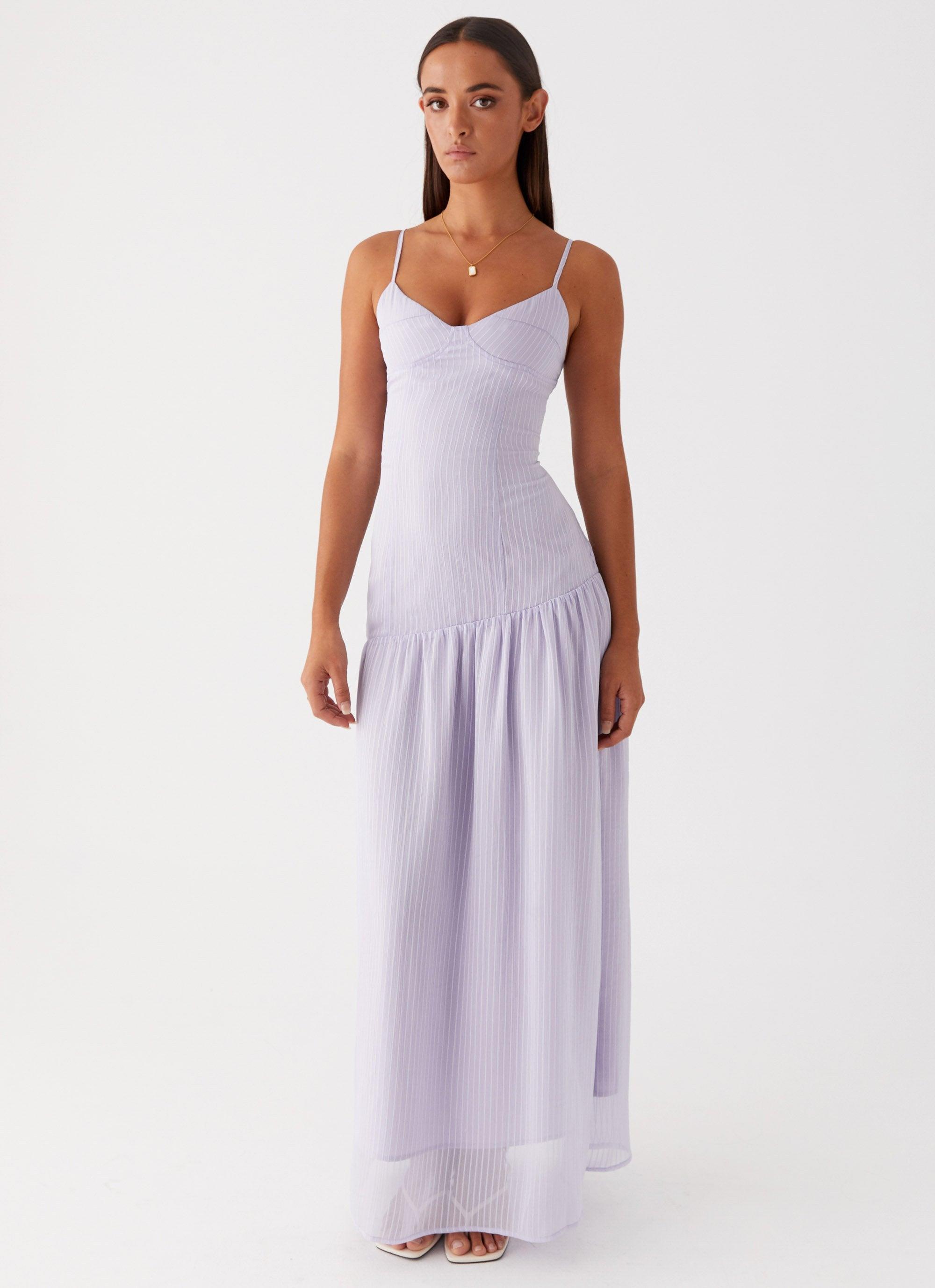 Shania Maxi Dress - Lavender Product Image