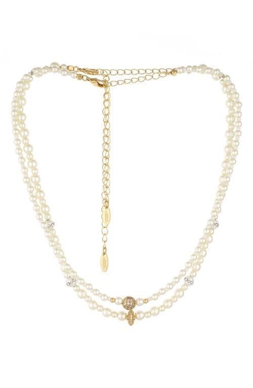 Ettika Set of 2 Imitation Pearl Necklaces Product Image