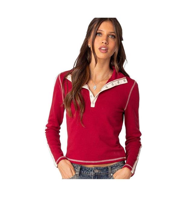 Womens Gio contrast stitch sweatshirt Product Image