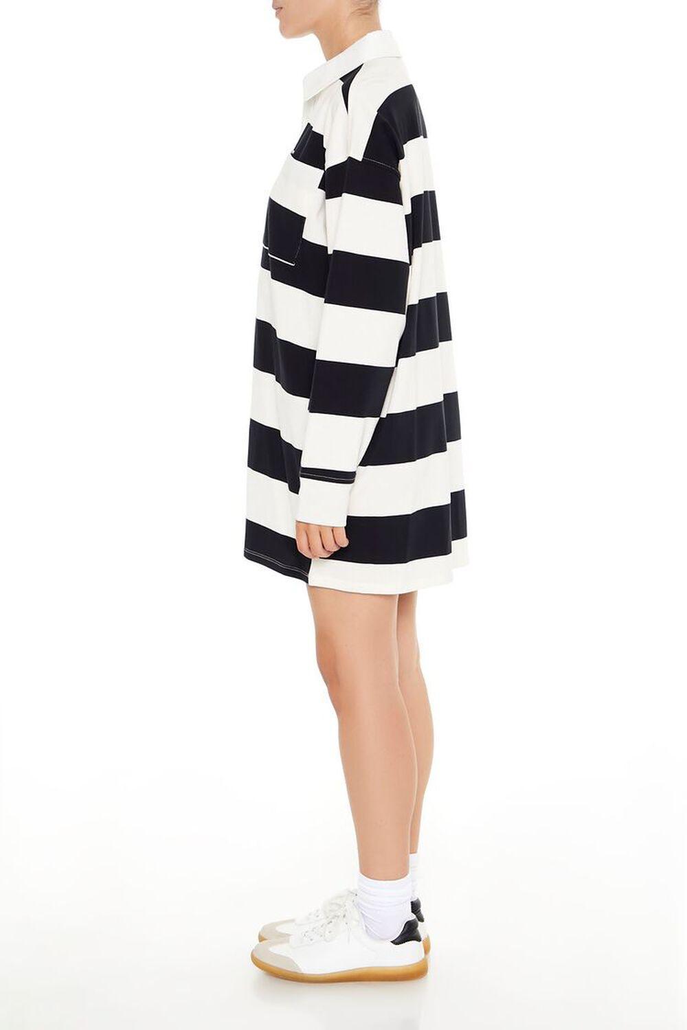 Striped Polo Shirt Dress | Forever 21 Product Image