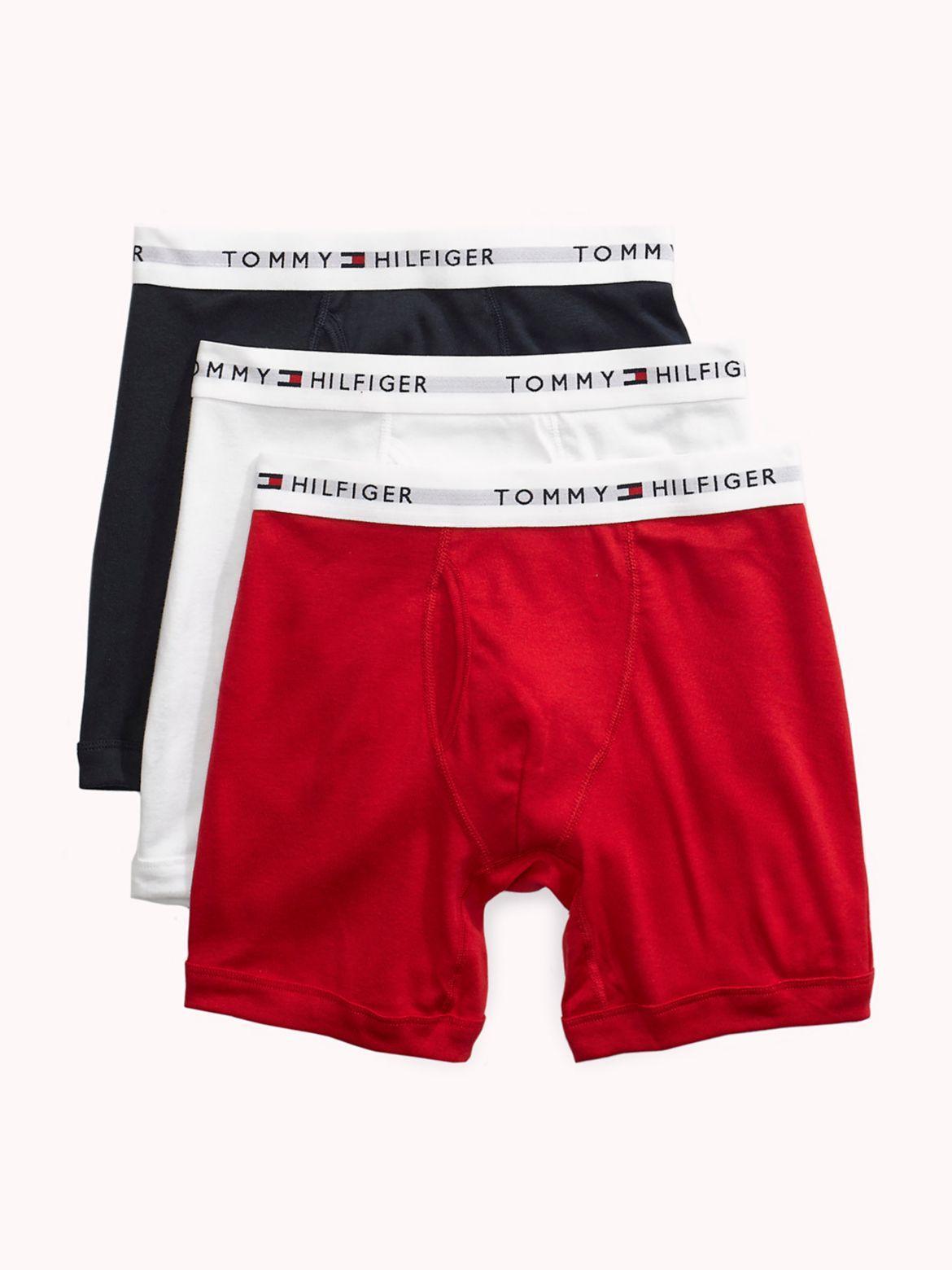 Tommy Hilfiger Men's Cotton Classics Boxer Brief 3-Pack Product Image