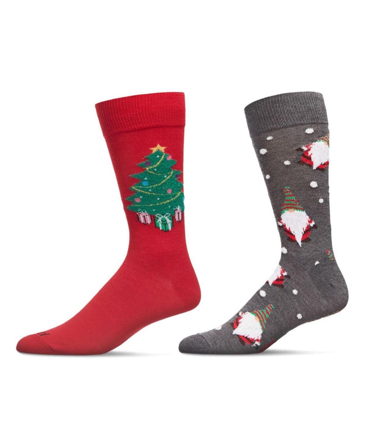 MeMoi Mens Christmas Holiday Pair Novelty Socks, Pack of 2 Product Image