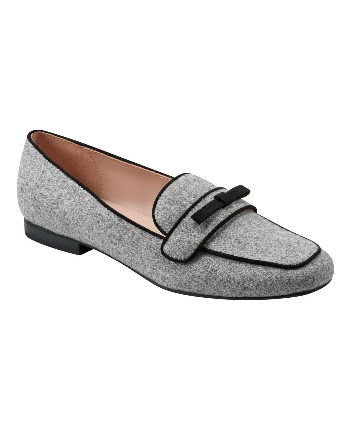 Bandolino Womens Meonna Square Toe Bow Detail Loafers Product Image