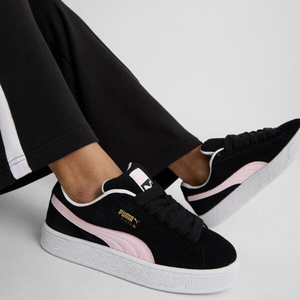 PUMA Suede XL Women's Sneakers in Black/Whisper Of Pink Product Image