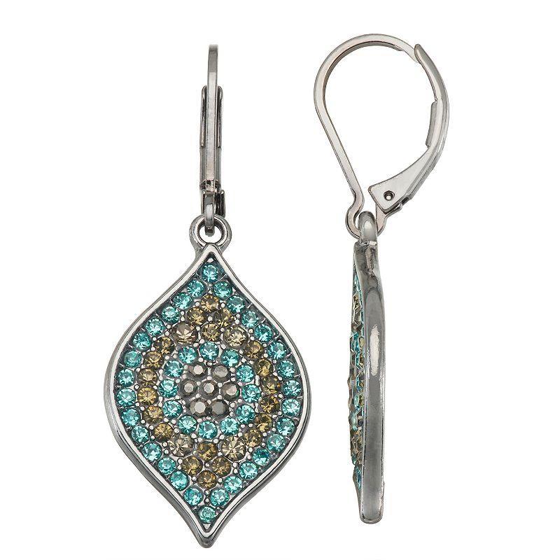 Simply Vera Vera Wang Evil Eye Drop Earrings, Womens, Med Grey Product Image