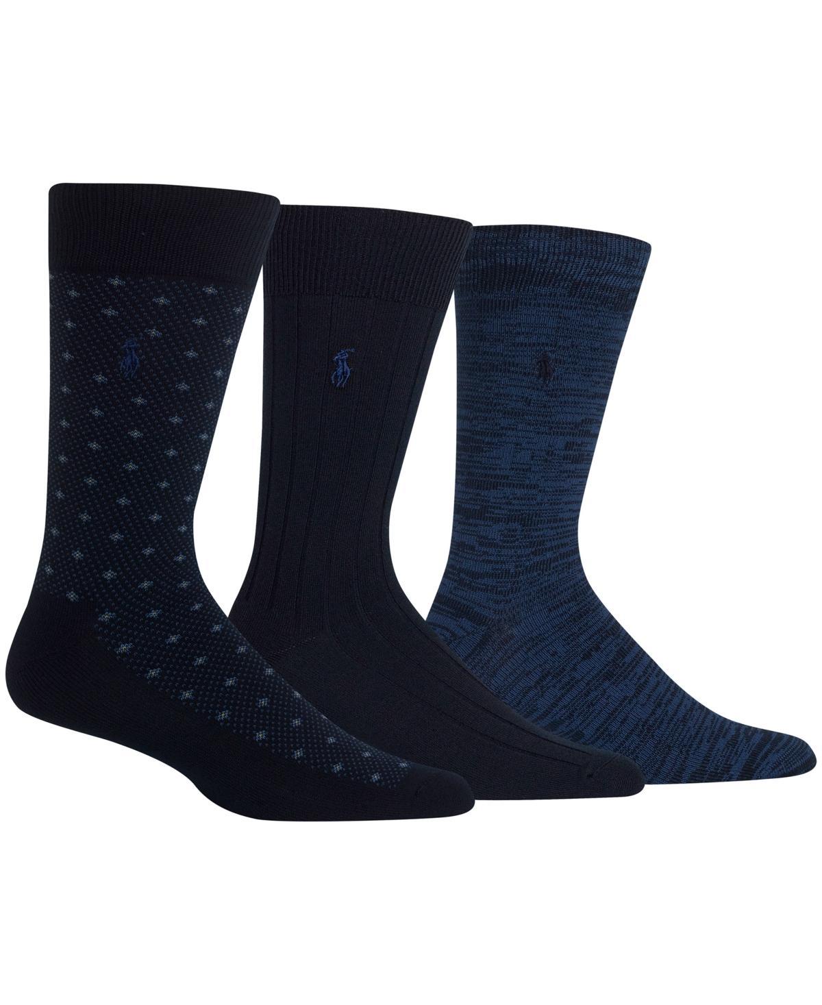 Polo Ralph Lauren Mens Diamond Dot Dress Socks, 3 Pack Product Image