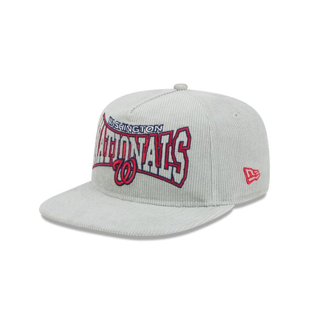 Washington Nationals Gray Cord Golfer Hat Male Product Image