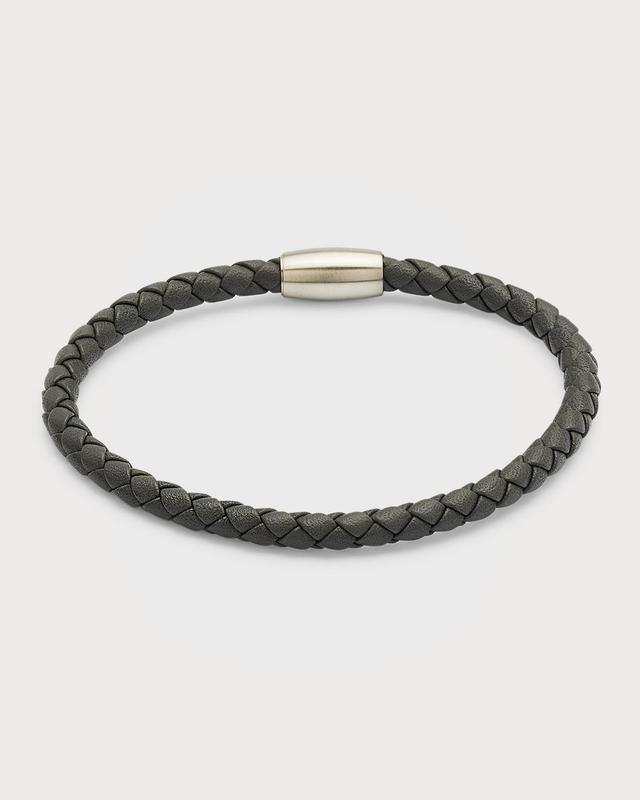 Link Up Braided Leather Cord Bracelet Product Image