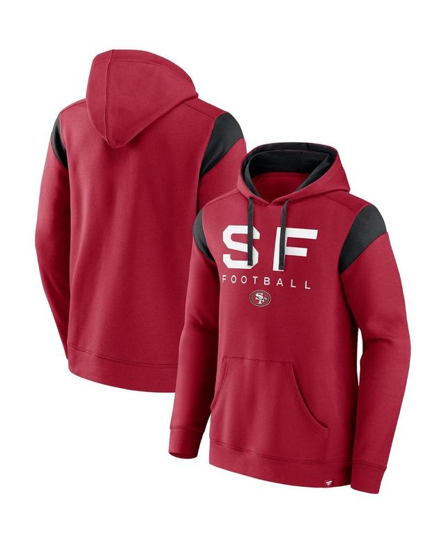 Mens Fanatics Scarlet San Francisco 49ers Call The Shot Pullover Hoodie Product Image