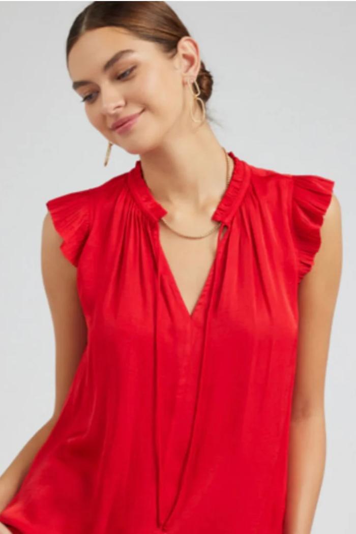 Pleated Holiday Top Product Image