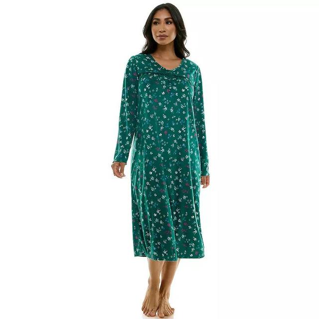 Womens Croft & Barrow Long Sleeve Nightgown Product Image