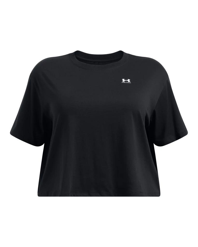 Women's UA Boxy Crop Logo Short Sleeve Product Image