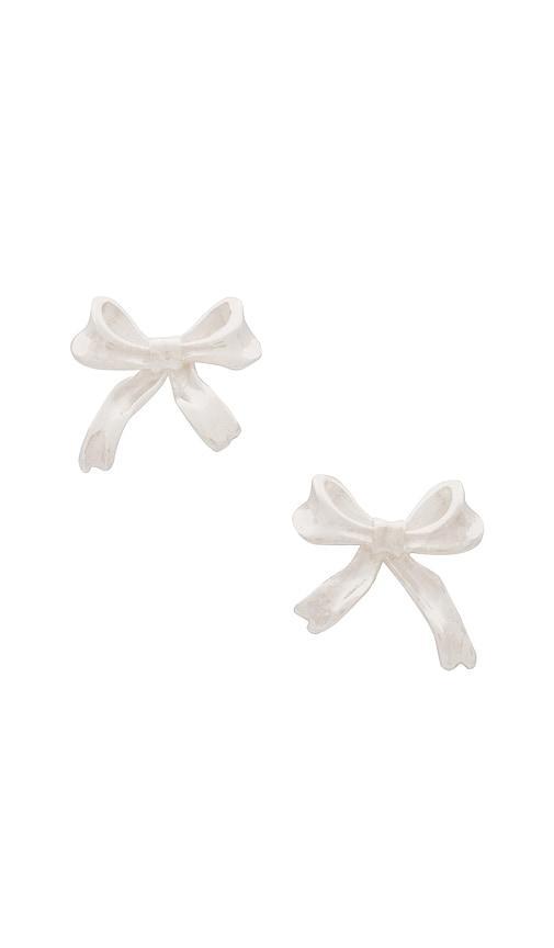 Petite Bow Pave Stud Product Image