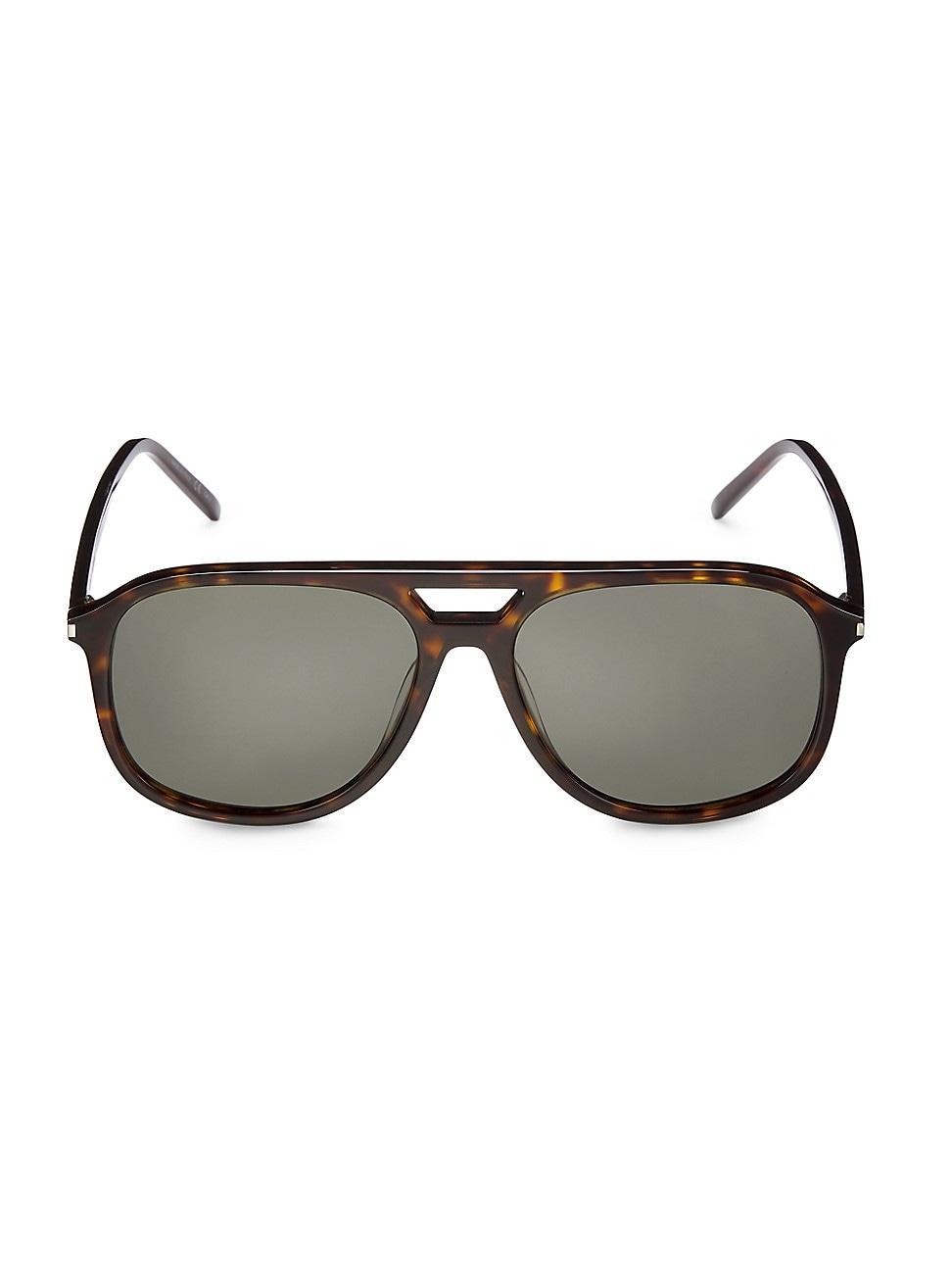 Mens 58MM Pilot Sunglasses Product Image