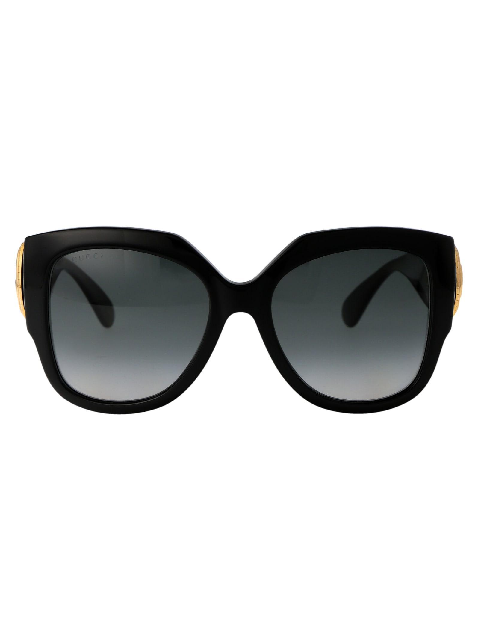 GUCCI Sunglasses In 001 Black Black Grey Product Image