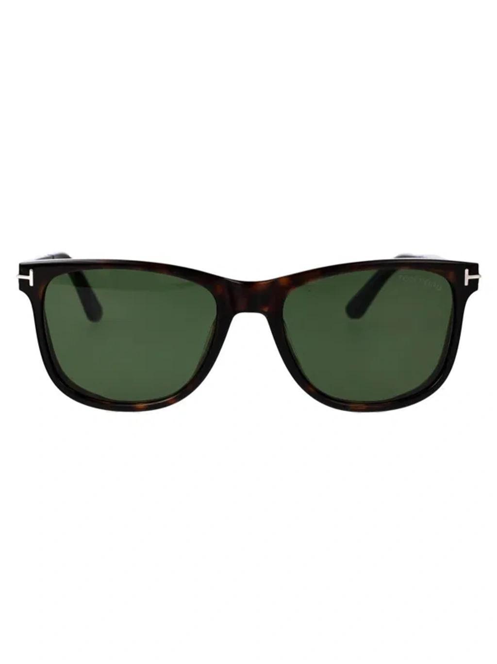 TOM FORD Sunglasses In 52n Avana Scura / Verde Product Image