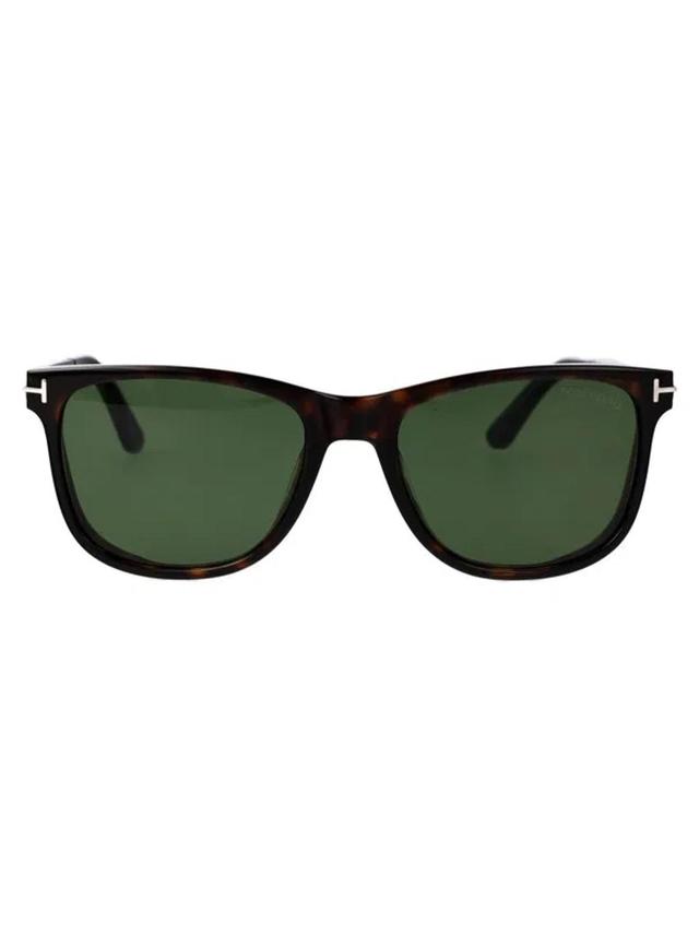 TOM FORD Sunglasses In 52n Avana Scura / Verde Product Image