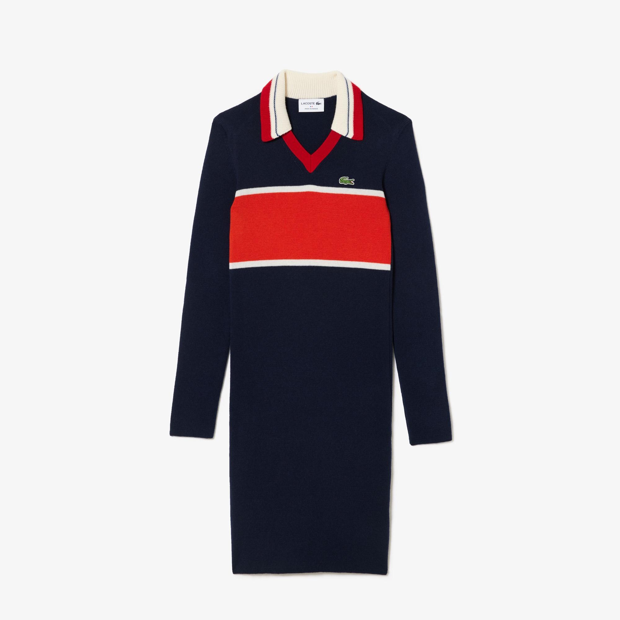 Women's Made in France Contrast Polo Dress Product Image