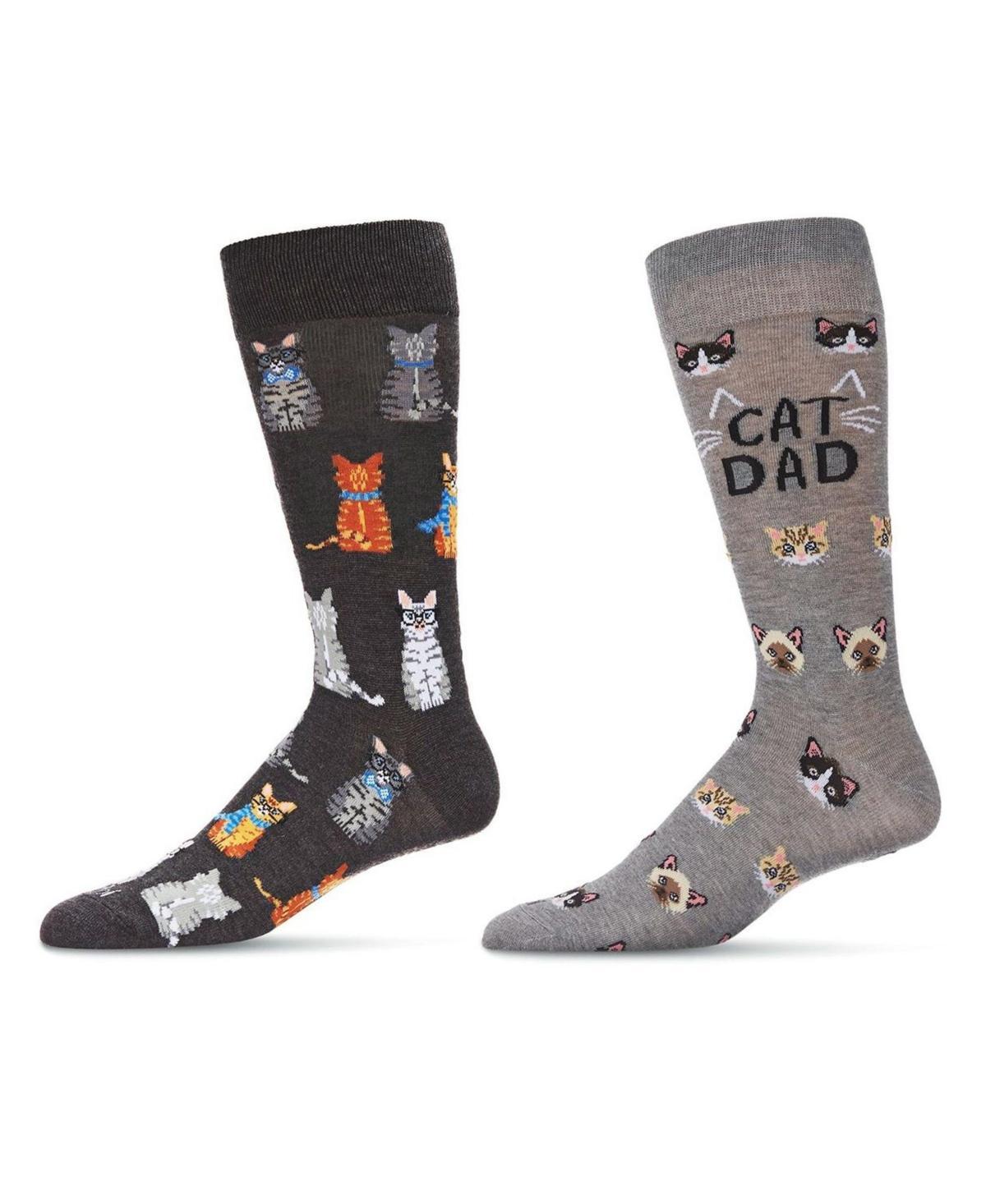 MeMoi Mens Crew Animal Assortment Socks, Pair of 2 Product Image