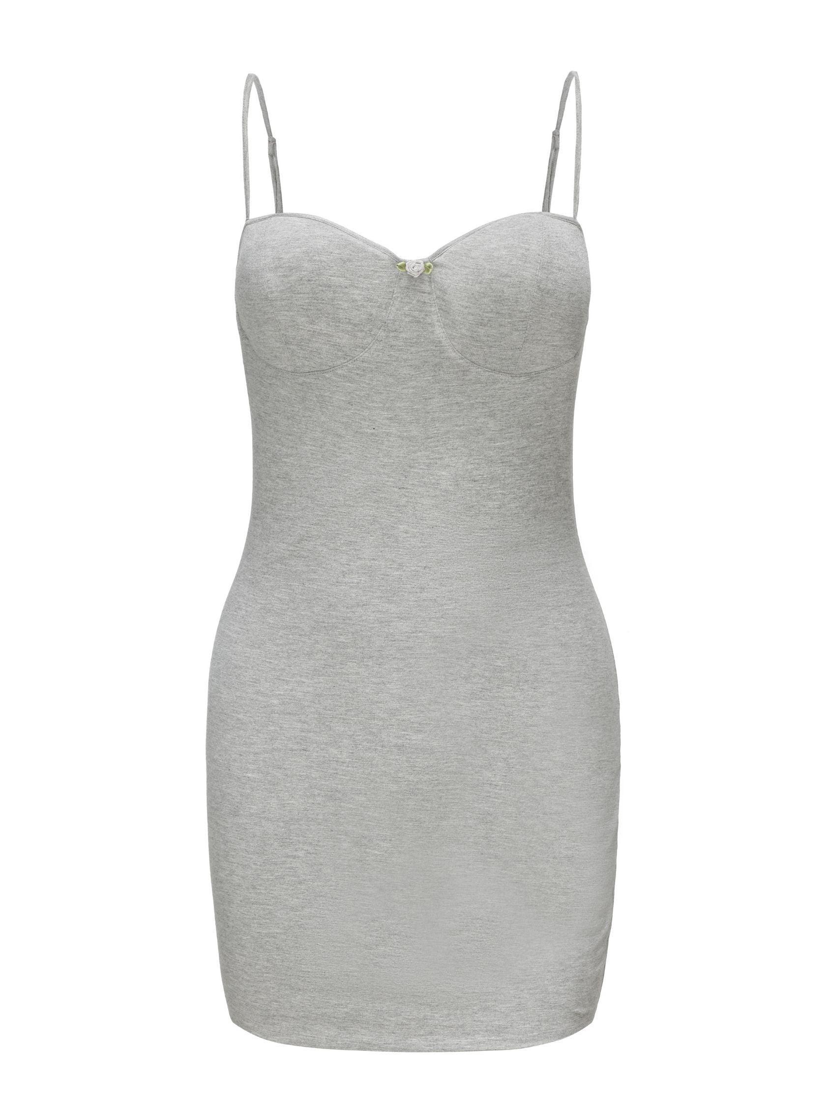 Layla Dress (Grey) (Final Sale) Product Image