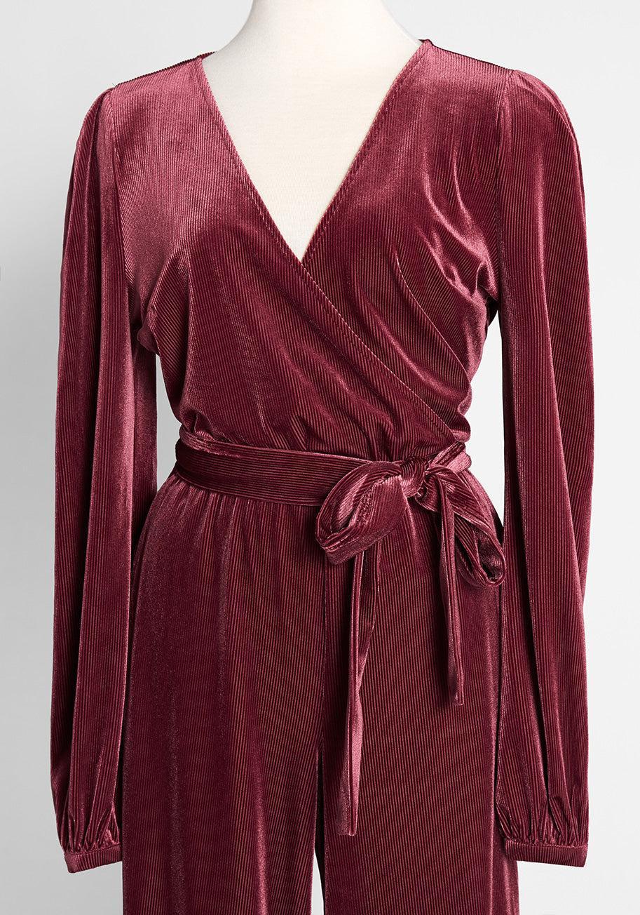 A Velvet Persuasion Jumpsuit Product Image