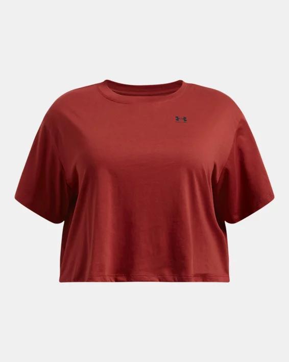 Women's UA Boxy Crop Logo Short Sleeve Product Image