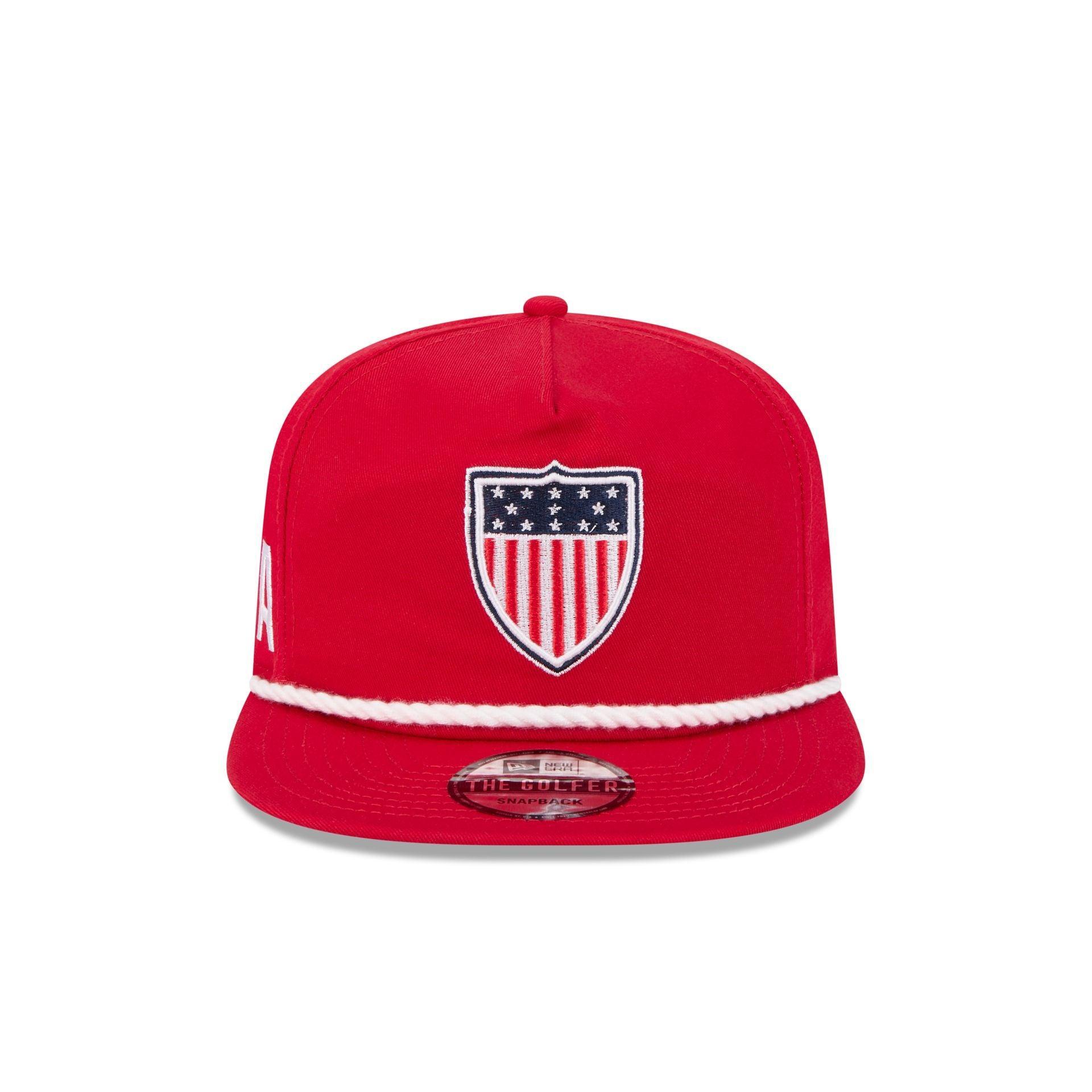 Team USA Olympics Red Golfer Hat Male Product Image