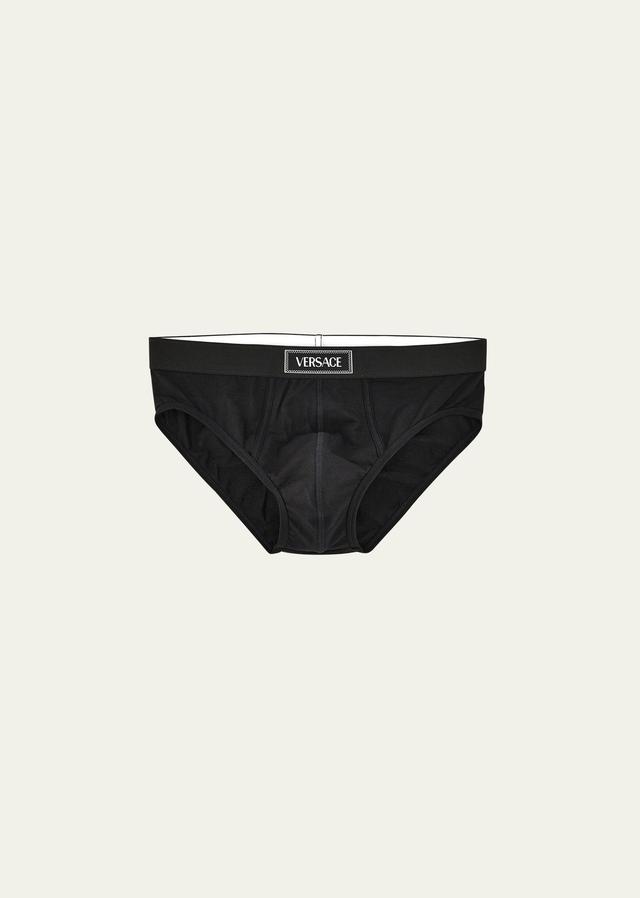 Mens Cotton-Stretch Logo Briefs Product Image